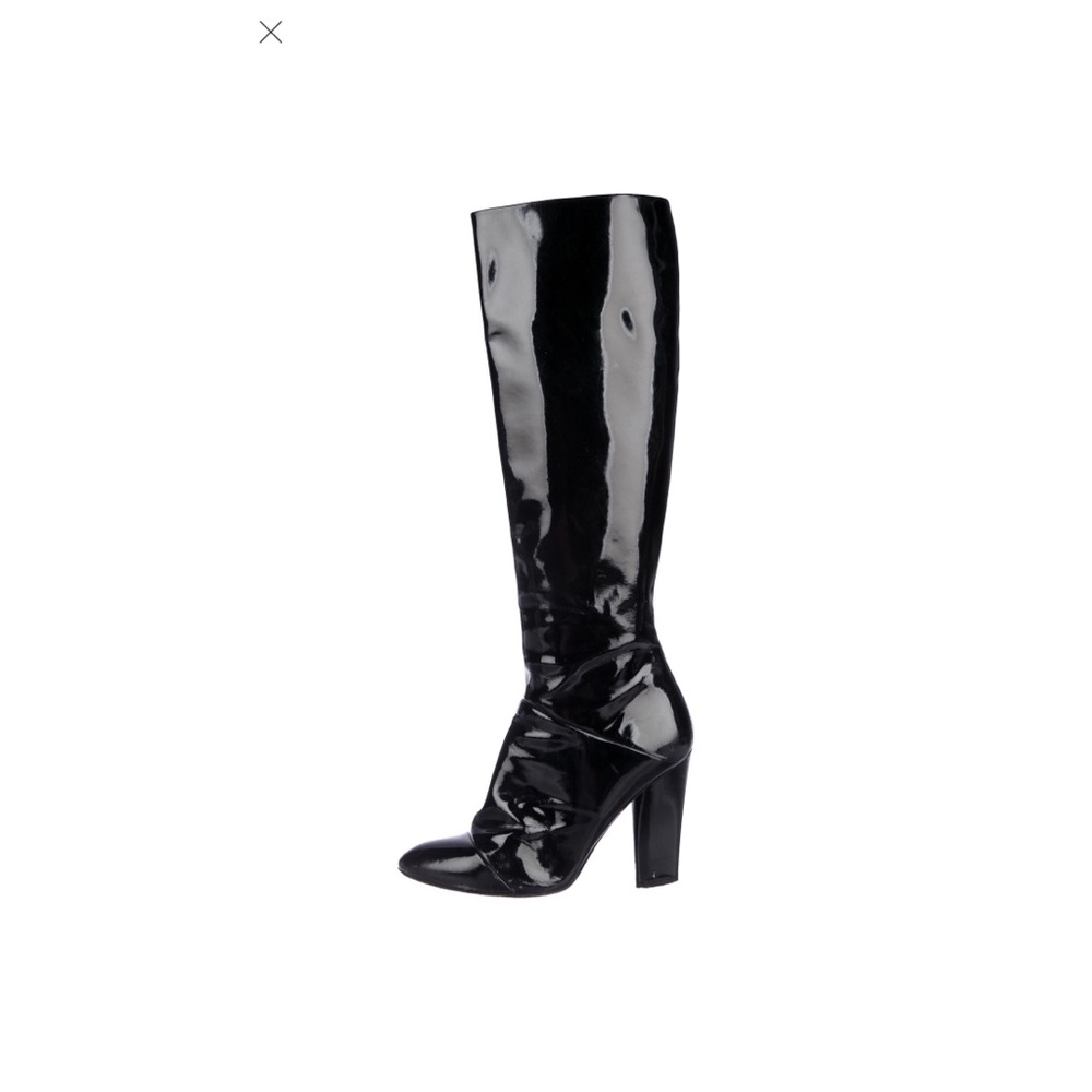 Marc Jacobs knee high patent leather boots